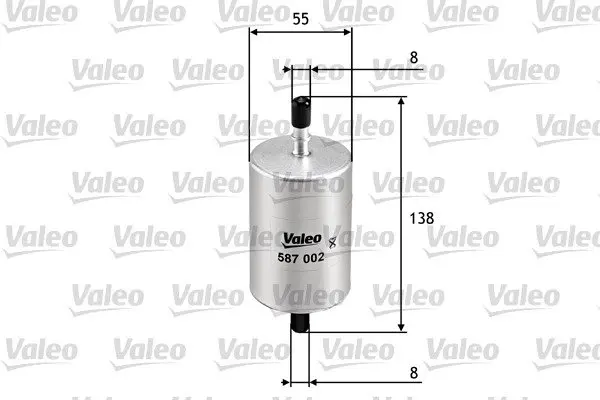 Паливний (топливный) фільтр Valeo phc 587002 (фото 1)