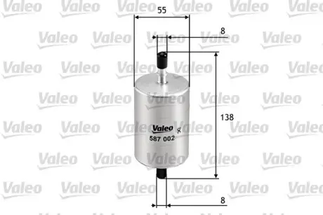 Топливный фильтр valeo phc 587002 Рено Трафик 2