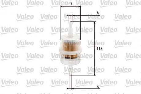 Топливный фильтр valeo phc 587011