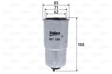 Топливный фильтр valeo phc 587186