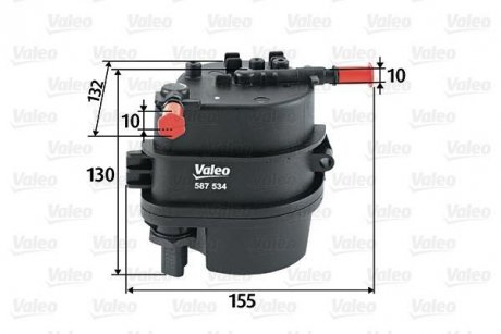 Топливный фильтр valeo phc 587534