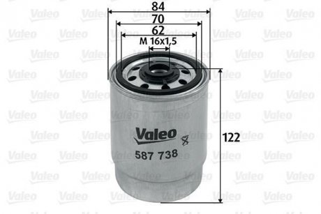 Паливний (топливный) фільтр valeo phc 587738