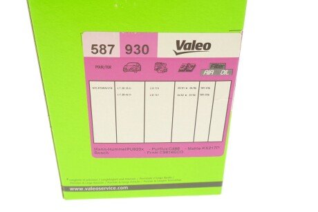 Топливный фильтр valeo phc 587930