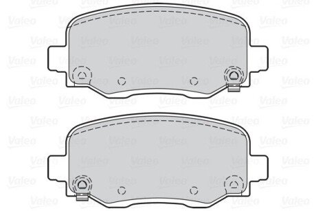 Задние тормозные колодки valeo phc 302166
