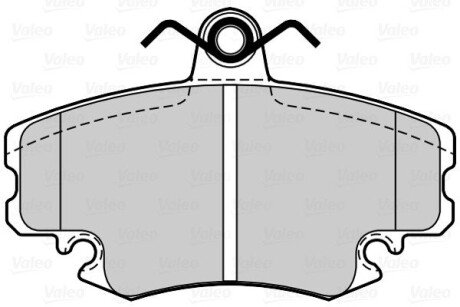 Передние тормозные колодки valeo phc 302259