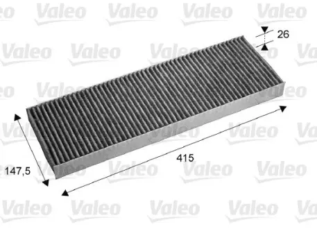 Угольный фильтр салона valeo phc 715675