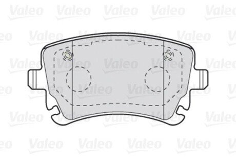 Задние тормозные колодки valeo phc 301004