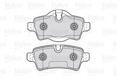 Задние тормозные колодки valeo phc 301041