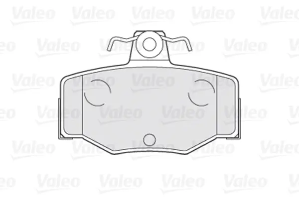 Задние тормозные колодки valeo phc 301057