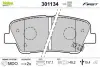 Задние тормозные колодки valeo phc 301134