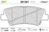 Задні тормозні (гальмівні) колодки Valeo phc 301301 (фото 1)
