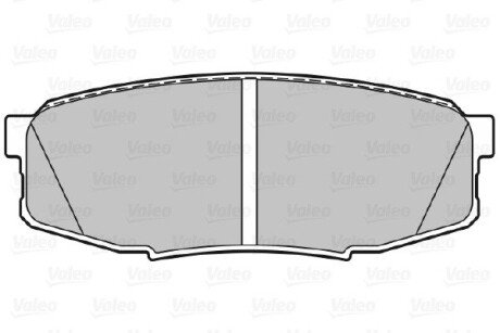 Задні тормозні (гальмівні) колодки valeo phc 301340