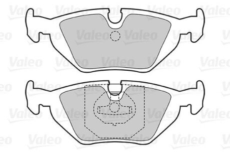 Задние тормозные колодки valeo phc 301386