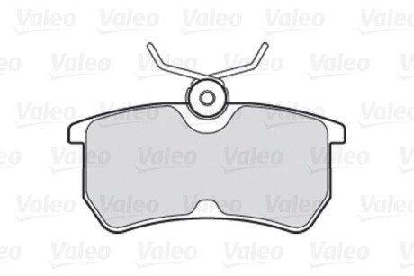 Задние тормозные колодки valeo phc 301431