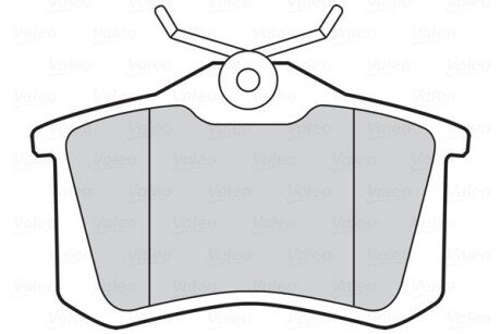 Задние тормозные колодки valeo phc 301474