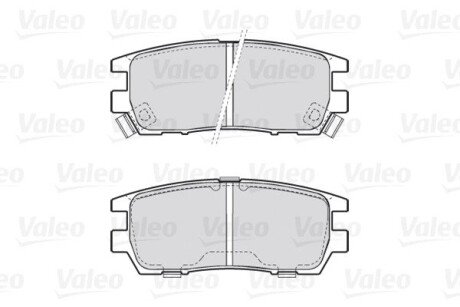 Задние тормозные колодки valeo phc 301519
