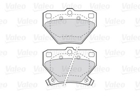 Задние тормозные колодки valeo phc ""301577"