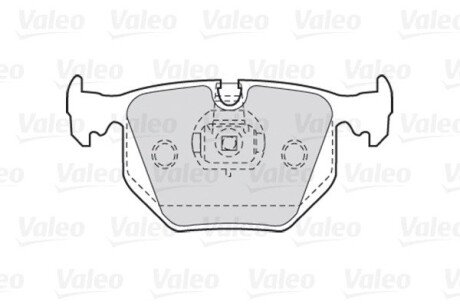 Задние тормозные колодки valeo phc ""301580"