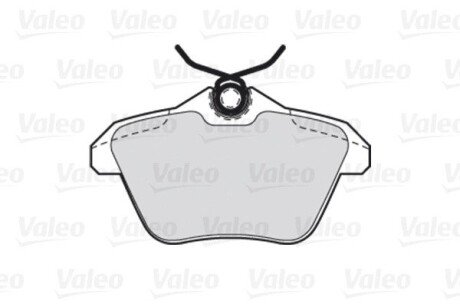 Задние тормозные колодки valeo phc 301581