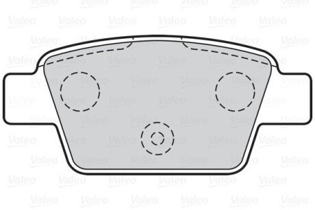 Задние тормозные колодки valeo phc 301633