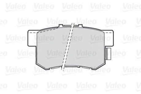 Задние тормозные колодки valeo phc 301682