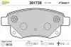 Задние тормозные колодки valeo phc 301738