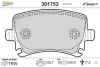 Задние тормозные колодки valeo phc 301752