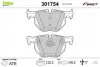 Задние тормозные колодки valeo phc 301754