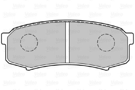 Задние тормозные колодки valeo phc 301777