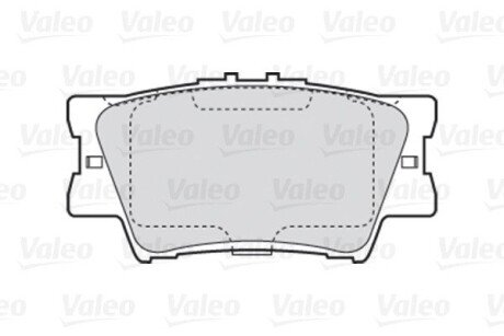 Задні тормозні (гальмівні) колодки valeo phc ""301819"