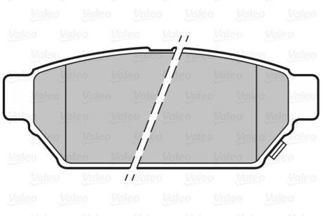 Задні тормозні (гальмівні) колодки valeo phc 301844