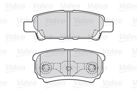 Задние тормозные колодки valeo phc 301852