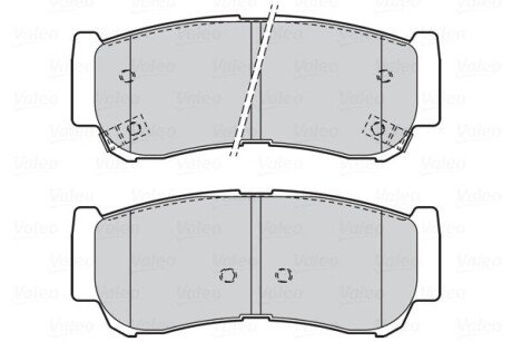 Задні тормозні (гальмівні) колодки valeo phc 301932