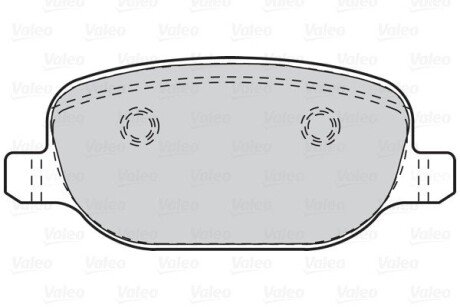 Задние тормозные колодки valeo phc 302112