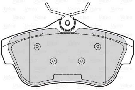 Задние тормозные колодки valeo phc 302114