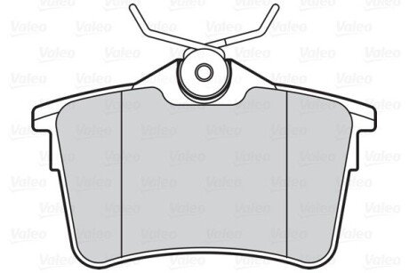 Задние тормозные колодки valeo phc 302116