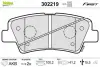 Задні тормозні (гальмівні) колодки Valeo phc 302219 (фото 1)