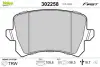 Задние тормозные колодки valeo phc 302258