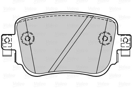 Задние тормозные колодки valeo phc 302265