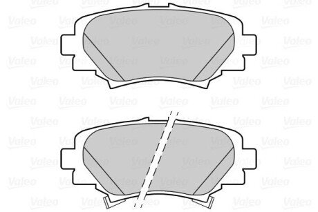 Задние тормозные колодки valeo phc 302288