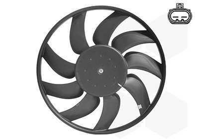 Вентилятор охлаждения радиатора van Wezel 3768746 на Сааб 9 3