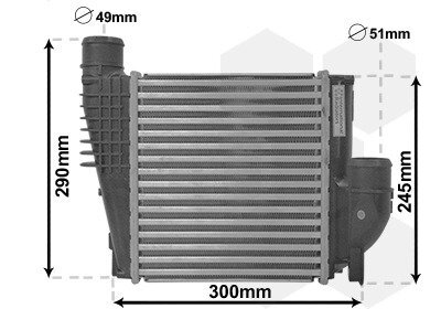 Інтеркулер CITROEN BERLINGO / PEUGEOT 3008 10/16+ van Wezel 40004385