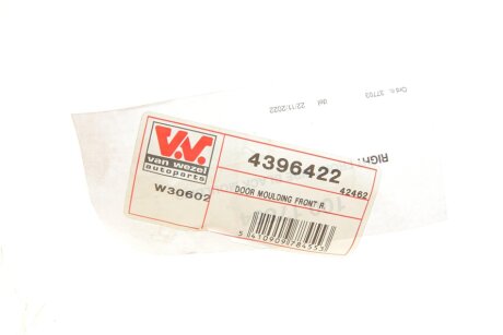 Молдинг бічний van Wezel 4396422