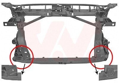 Панель передня AUDI A3 12 > 16 van Wezel 0336678 на Ауди А3