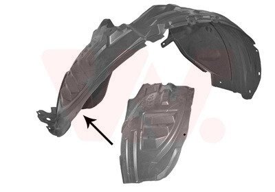 Підкрилок передній лівий NISSAN JUKE van Wezel 3380433 на Ниссан Жук