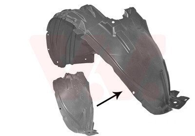 Підкрилок передній правий NISSAN JUKE van Wezel 3380434 на Ниссан Жук