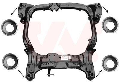 Підрамник передній HYUNDAI i30/ KIA CEED van Wezel 8207690