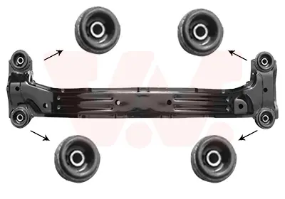 Підрамник задній HYUNDAI TUCSON тільки 2WD (вир-во) van wezel 8257629 Киа Спортейдж 2