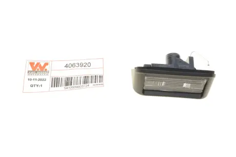 Підсвістка номерного знаку van wezel 4063920