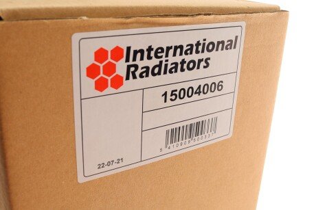 Радіатор інтеркулера van Wezel 15004006